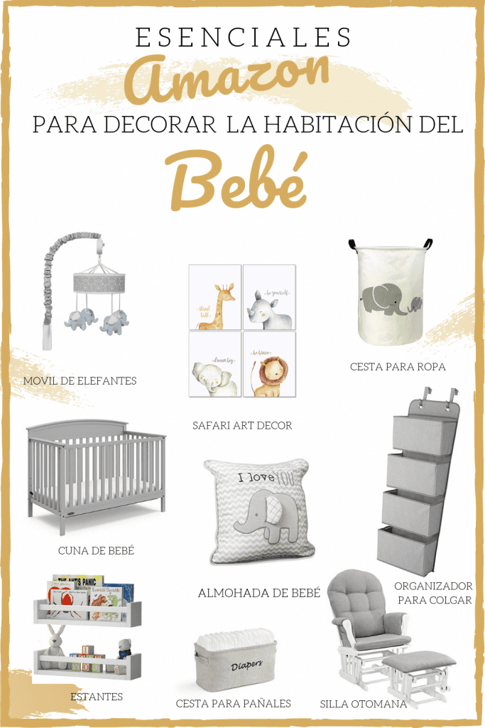 Esenciales amazon para decorar habitación de bebé