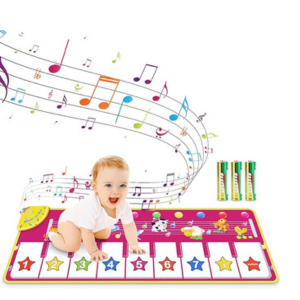 RenFox Musical Piano Mat, Toddlers Music Floor Keyboard Blanket Dance Mat