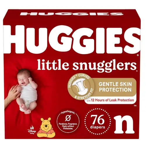 Pañales para recién nacido: Huggies Newborn Diapers Little Snugglers