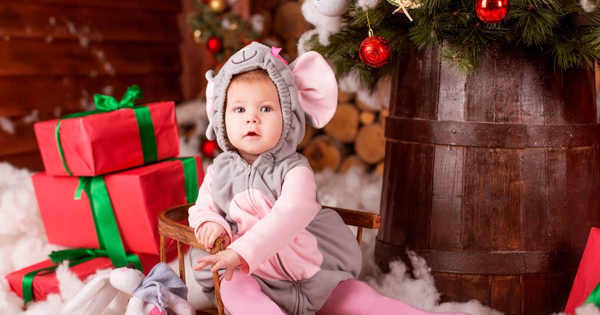 12 Lindas ideas Fotos de Bebé en Navidad
