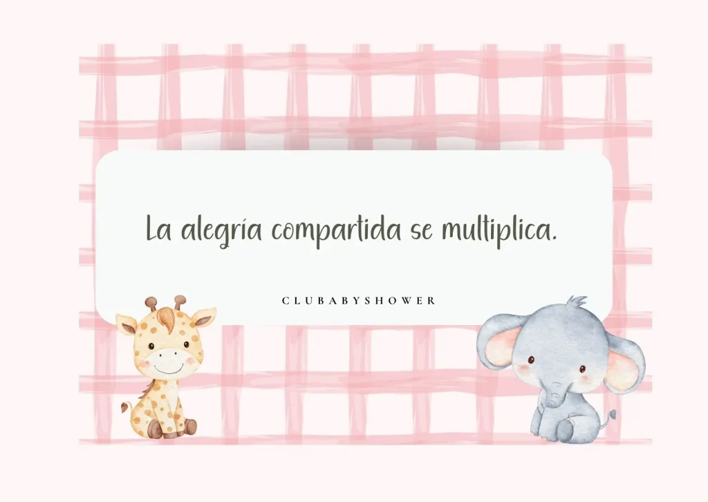 Frases cortas de baby shower para tarjetas de recuerdos y tarjetas de agradecimiento
