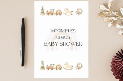juegos para baby shower imprimibles gratis pdf