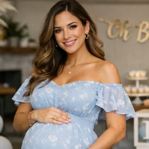 outfits embarazadas en su baby shower 2026